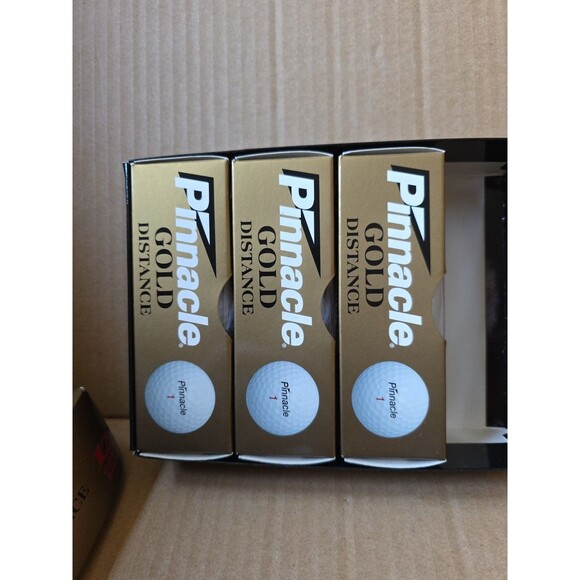 Pinnacle Gold Distance Golf Balls, 3‎ Sleeve Pack, Longer Drives Irons - Picture 4 of 4